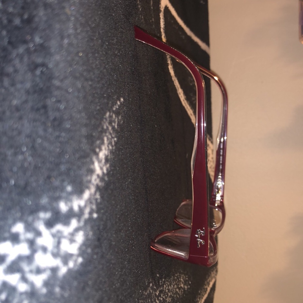 Ray Ban unisex Red/Burgandy Frames Readers Style RB 5268 with case - Picture 7 of 8